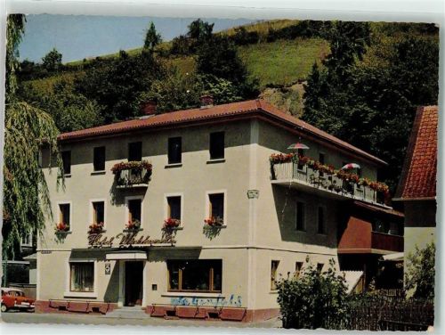 Wallenfels Hotel Wirtshannla Auto Emailleschild ADAC