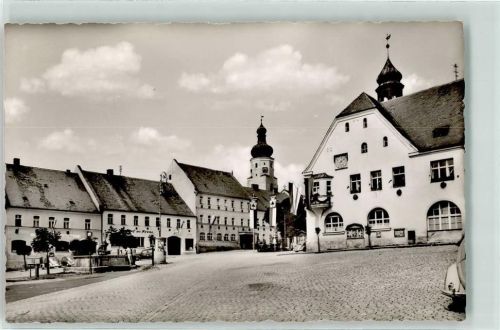 Waldmünchen Fahnen Brunnen