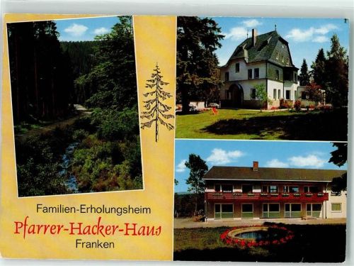 95163 W8687 Weißenstadt - Familienerholungsheim Pfarrer Hacker Haus des Sozialwerkes der Ackermann Gemeinde