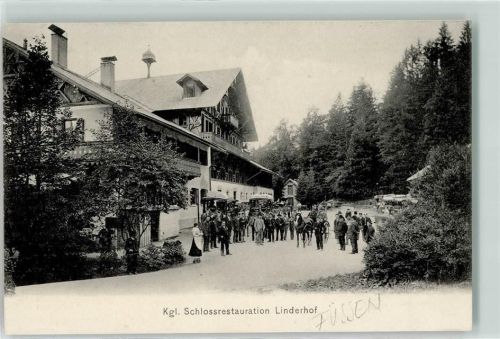 Linderhof Gasthaus Kgl. Schlossrestauration Linderhof