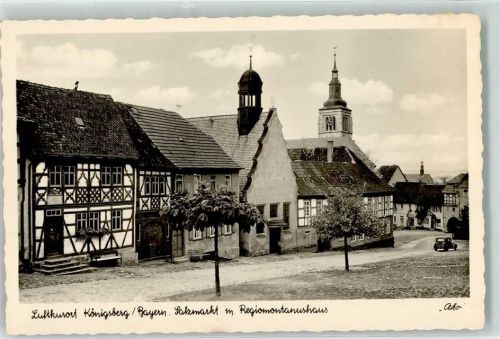 Königsberg Salzmarkt m.Regiomontanushaus Oldtimer