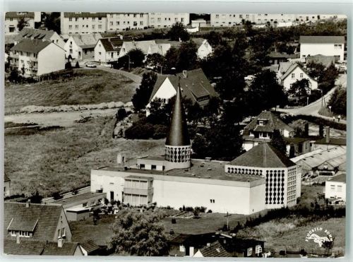 58566 W5883 Kierspe - Fliegeraufnahme Pfarrkirche St. Josef