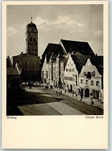 Erding Lange Zeile Schrannenhalle Stadtturm