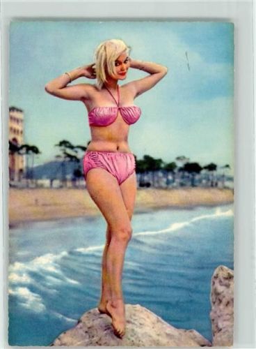 Grit Exstädt im Bikini Erotik AK