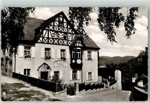 Streitberg alte Kurhausbrennerei Hans Hertlein mit der historischen Pilgerstube