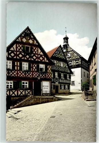 Burgkunstadt Blick zum Rathaus