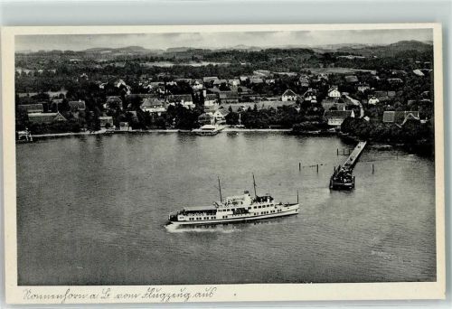 Nonnenhorn Fliegeraufnahme Ausflugsdampfer