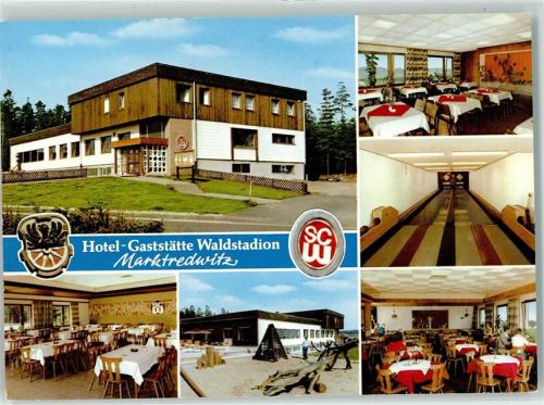 Marktredwitz Hotel Gasthaus Waldstadion Kegelbahn Clubhaus SC Wacker