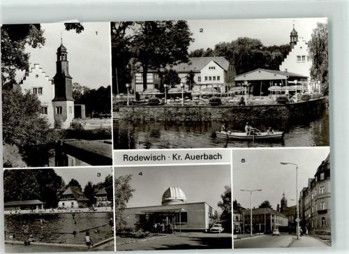 Rodewisch Schloßinsel Schwimmbad Schulsterwarte Fliegerkosmonaut Sigmund Jähn Satelitenbeobachtungsstation 1185