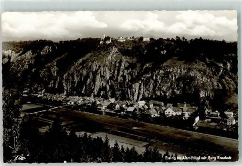 Essing Blick auf Burg Randeck und Neuessing