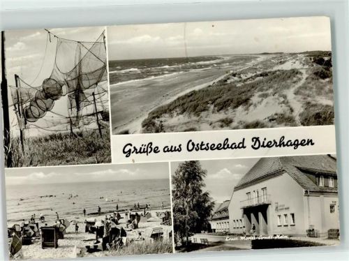 Ostseebad Dierhagen Strand Fischreusen Ernst-Moritz-Arndt-Heim