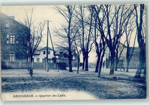 Griesheim 1904 Quartier des Cafes