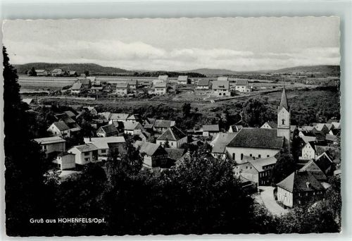 92366 W8431 Hohenfels , Oberpf Foto AK Kirche