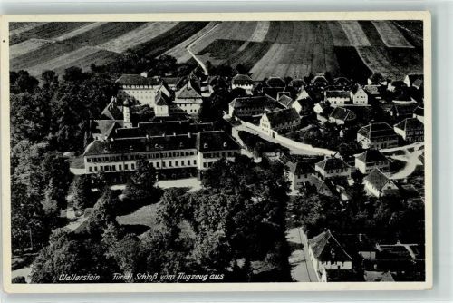 86757 W8862 Wallerstein - Fürstliches Schloß Fliegeraufnahme