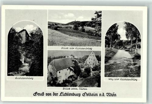 97645 W8745 Ostheim v d Rhön - Lichtenburg Blick vom Turm