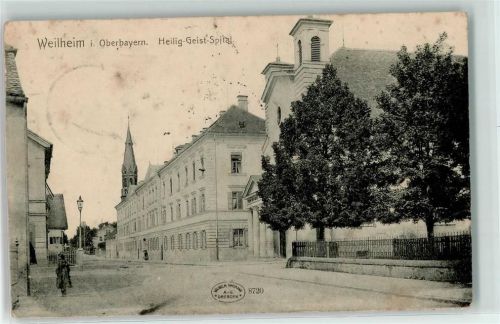 82362 W8120 Weilheim i. OB 1907 - Heilig Geist Spital