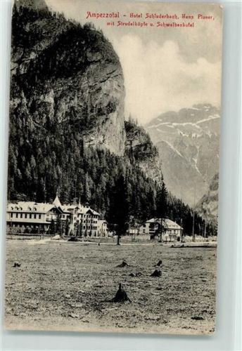 Ampezzo Hotel Schluderbach Hans Ploner Strudelköpfe Schwalbenkofel