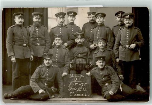 Kamenz 1915 Soldatengruppenfoto Uniform