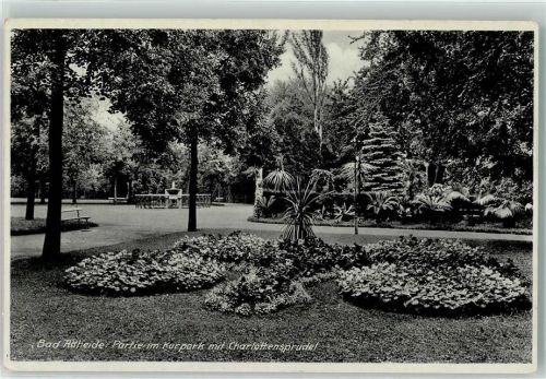 Bad Altheide im Kurpark mit Charlottensprudel