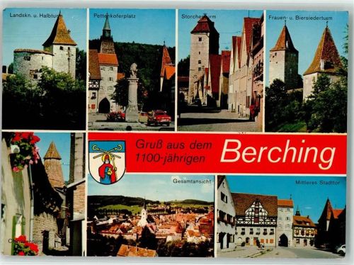 Berching Frauen- und Biersiederturm Pettenkoferplatz Chinesenturm Storchenturm