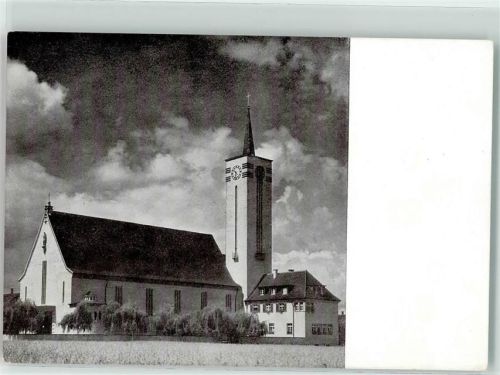 73054 W7334 Süßen - neue Marienkirche erbaut von Architekt Linder Stuttgart