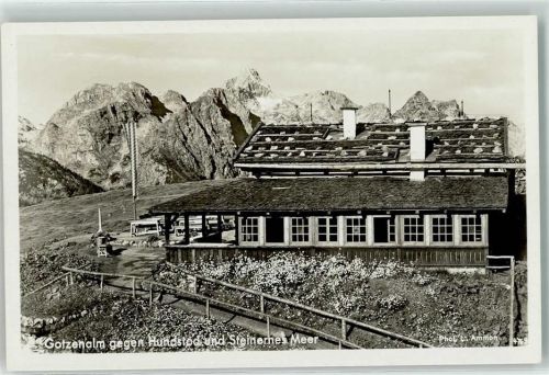 Gotzenalm Hundstod Steinernes Meer Hüttenstempel