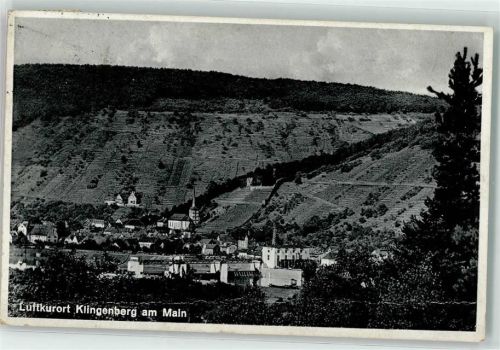 Klingenberg Pfarrkirche St. Pankratius Bahnpost Zug 524