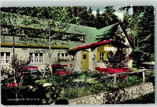 Hersbruck Edelweißhütte 540 m Gasthaus Südhang Arzberges