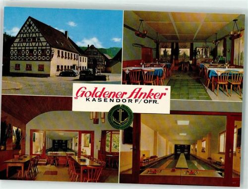 Kasendorf Gasthaus Goldener Anker Kegelbahn VW Käfer