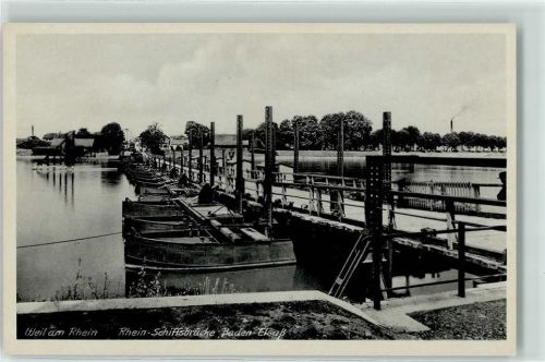 79576 W7858 Weil am Rhein - Schiffbrücke