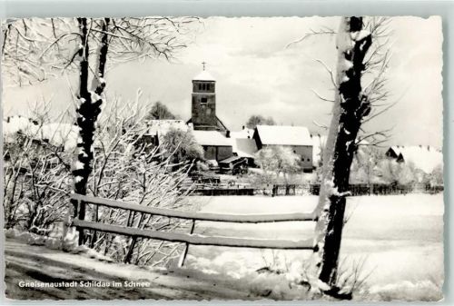 Schildau Kirche St. Marien Winter