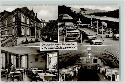 54492 W5564 Zeltingen - Gasthaus Weinrestaurant u. Burgkeller