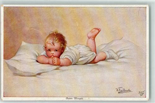 Baby mit Schnuller - Guten Morgen - Primus Nr. 1167