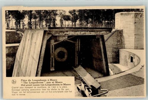 Koekelare Die große Kanone von Leugenboom te Moere WK I