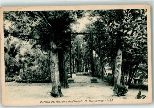 Pisa Vialetto del Giardino dell` Istituto M. Ausiliatrice