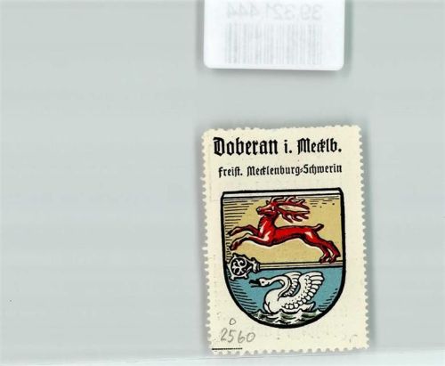 Bad Doberan Vignette Wappen Freist. Mecklenburg Schwerin