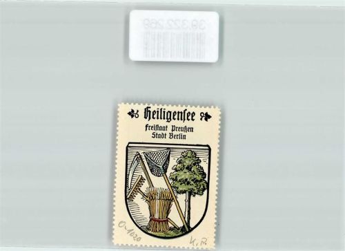10115 W1000 Heiligensee - Vignette Wappen Freistaat Preußen Stadt Berlin