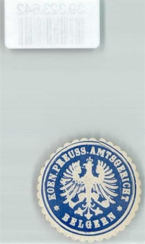 Belgern Amtsgericht Königreich Preußen Adler Blau Weiß
