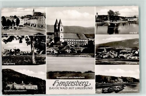 Hengersberg Sanatorium Hausstein Benediktiner Abtei Niederalteich Donauschlepper Ohe Bad