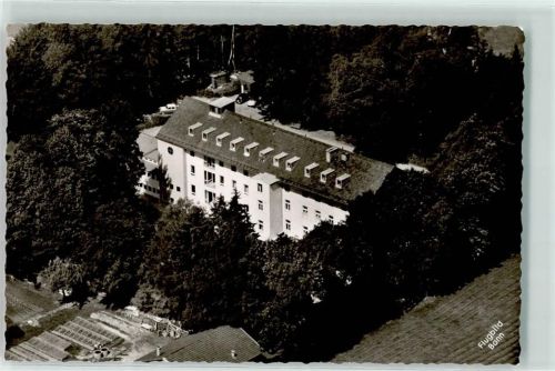 83607 W8150 Holzkirchen , Oberbay Foto AK Fliegeraufnahme Krankenhaus