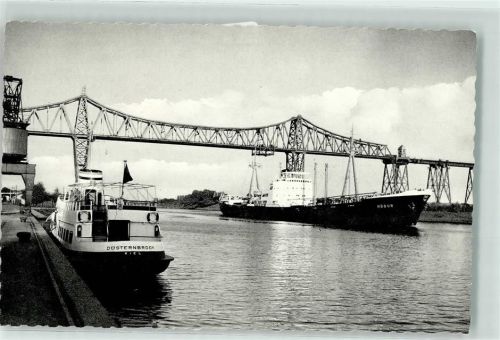 Rendsburg Hochbrücke Schiff Hodur Dampfer Düsternbrook Kiel Nord Ostsee Kanal