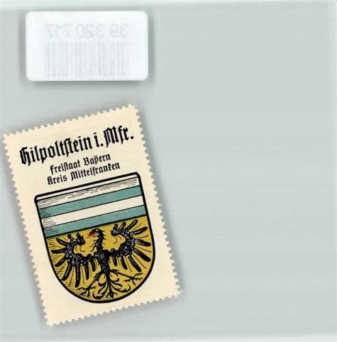 Hilpoltstein Wappen Kaffee Hag Nr. 35 ca. 1920-1940 Adler