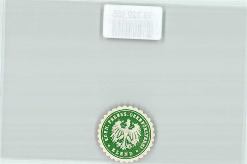 Elend Koen.Preuss. Oberförsterei Elend