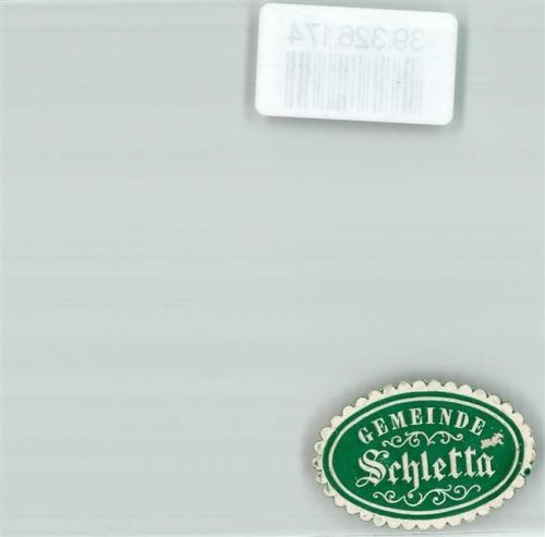 01665 O8251 Schletta Siegelmarke Gemeinde Schletta