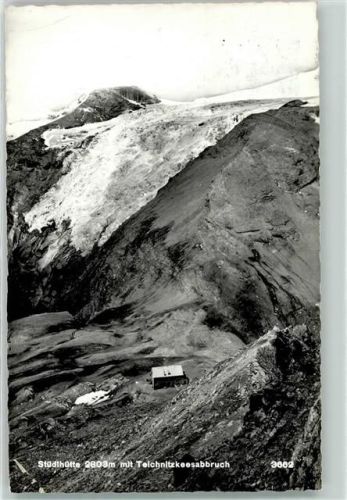 Stüdlhütte mit Teichnitzkeesabbruch Hüttenstempel