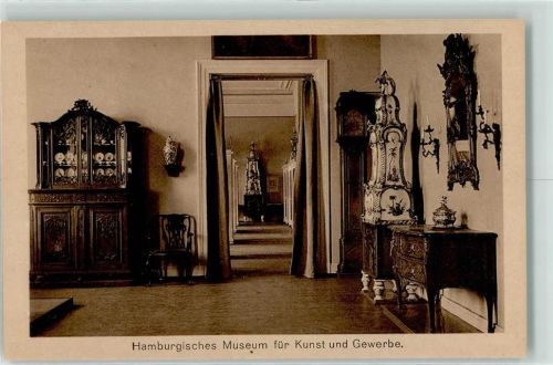 Hamburg Museum für Kunst und Gewerbe Rokokozeit Mitte XVIII Jahrhunder Raum 18