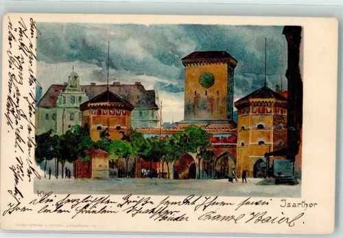 München 1908 Velten Verlag Nr. 85 , Isarthor