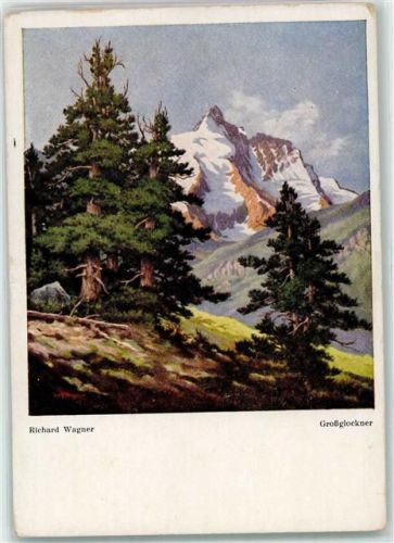 Großglockner sign. Richard Wagner