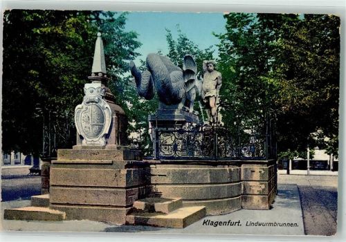 Klagenfurt Lindwurmbrunnen