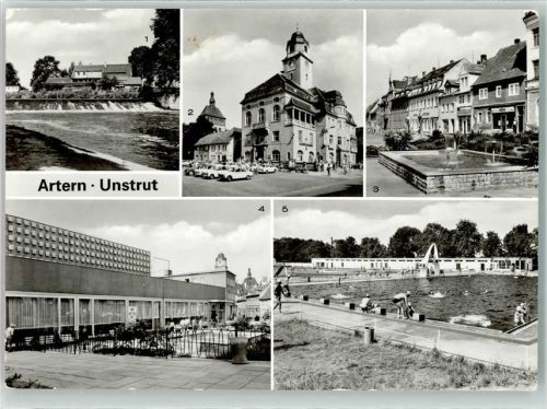 Artern Am Wehr Markt Ernst-Thälmann-Straße Vestibül-Cafe Schwimmbad